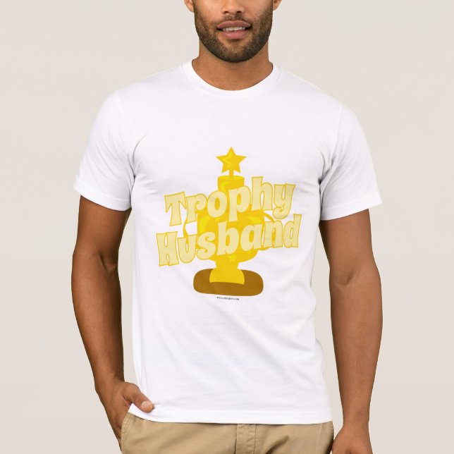 Funny Trophy Make Anpassade Design Tee Shirt (Framsida)