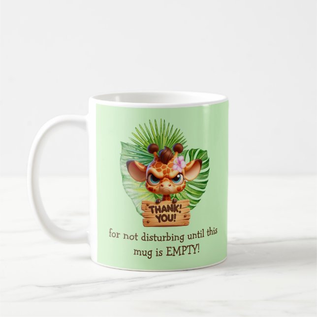 Funny Tropical Coffee Mugg - Anpassade (Vänster)