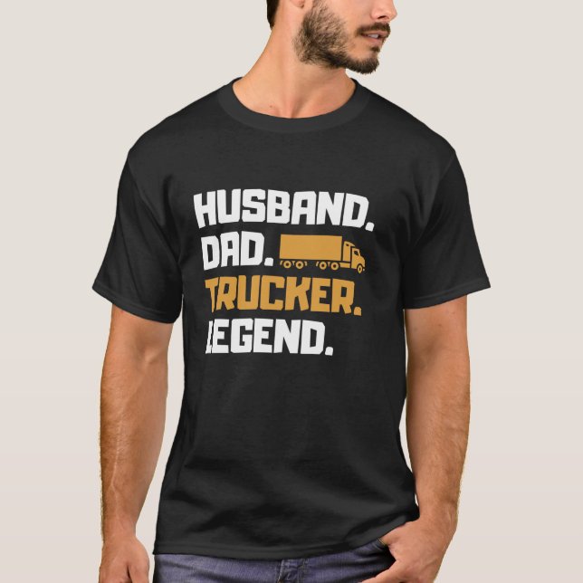 Funny Trucker Art för Lastbil-chauffören Make Mana T Shirt (Framsida)