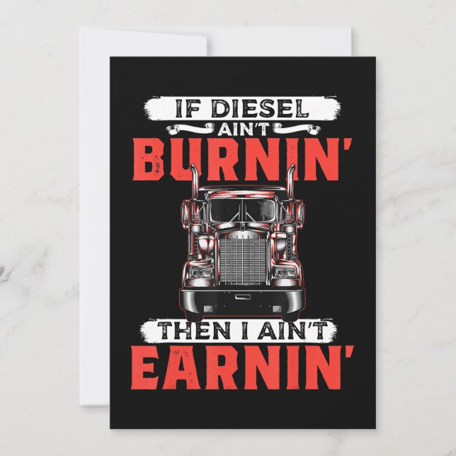 Funny Trucker Driver Trucking Manar Gift Spara Datumet (Framsida)