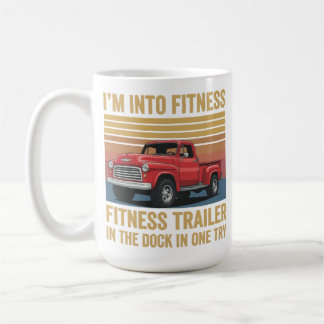 Funny Trucker Pun Fitness Whole Trailer in The Doc Kaffemugg