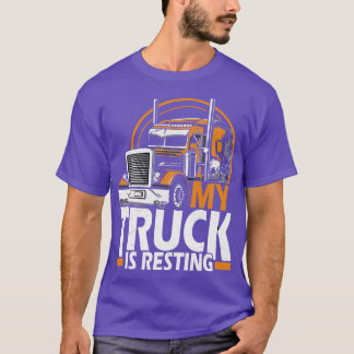 Funny Trucker som säger Lastbil Motor Driver T Shirt