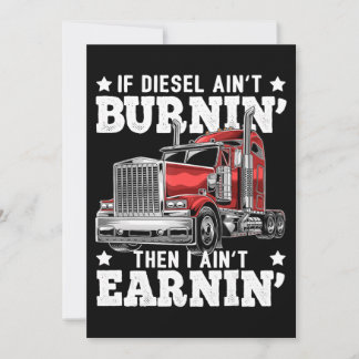 Funny Trucker Trailer Lastbil Driver Gift Julkort