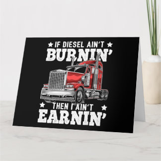 Funny Trucker Trailer Lastbil Driver Gift Kort