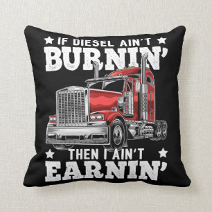 Funny Trucker Trailer Lastbil Driver Gift Kudde