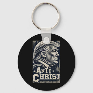 Funny Trump Anti Jesus Christian Faith Tee Nyckelring