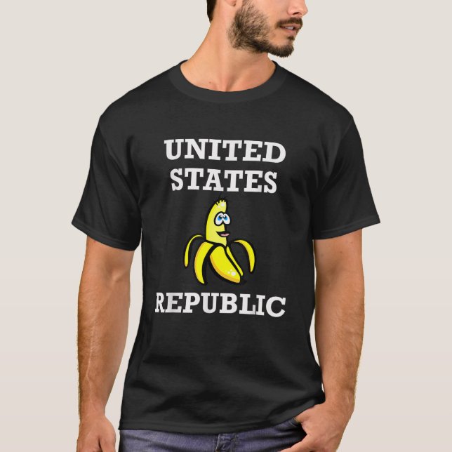 Funny Trump Banana Biden Republican T T Shirt (Framsida)