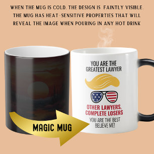 Funny Trump Best Lawyer Magisk Mugg