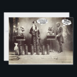 Funny Trump Biden 1910 Magic Act Birthday Card<br><div class="desc">Ytterligare en underbar vintage bild-circa 1910 som vi på ett skickligt sätt har överträffat ordförandena Trump och Biden. Du kan fritt byta text var som helst på kortet till kostym när du vill och smakar. Dina vänner kommer att få ett kryp ur det här humoristiska vintagen-kortet. Låt dig skapa och...</div>