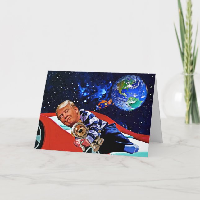 Funny Trump Birthday Card - Toppen Donald Kort (Framsida)