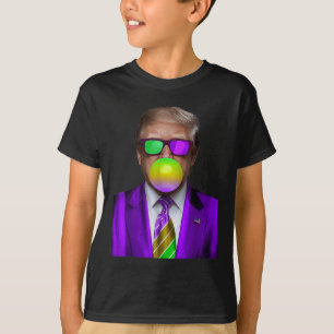 Funny Trump Bubble Gum Shirt Trump Mardi Gras T