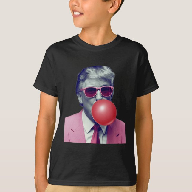 Funny Trump Bubble Gum Yum Gifts T Shirt (Framsida)