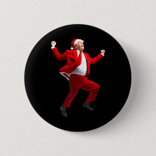 Funny Trump Dance Jultomten jul Julafton Pajam Knapp