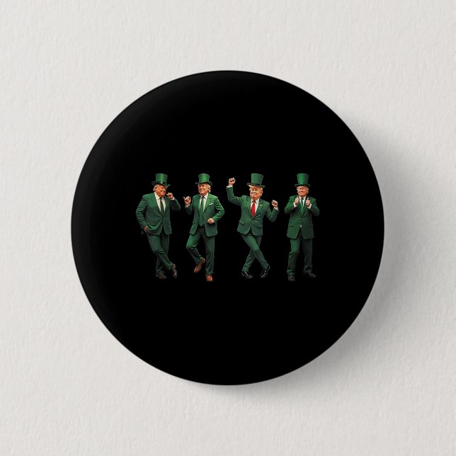 Funny Trump Dance St. Patricks Day Pajamas Ymca Tr Knapp (Framsida)
