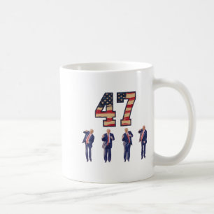 Funny Trump Dancing America 47 Trump Dance Manar W Kaffemugg