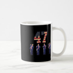 Funny Trump Dancing America 47 Trump Dance Manar W Kaffemugg
