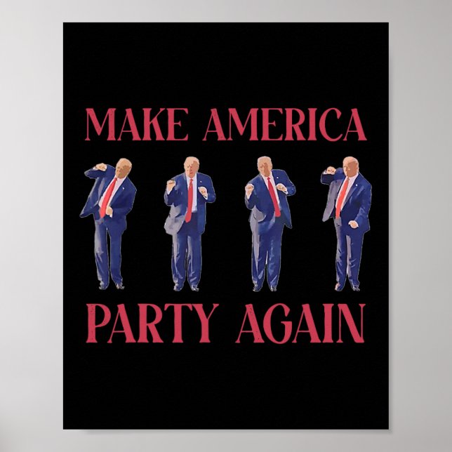 Funny Trump Dancing  Poster (Framsidan)