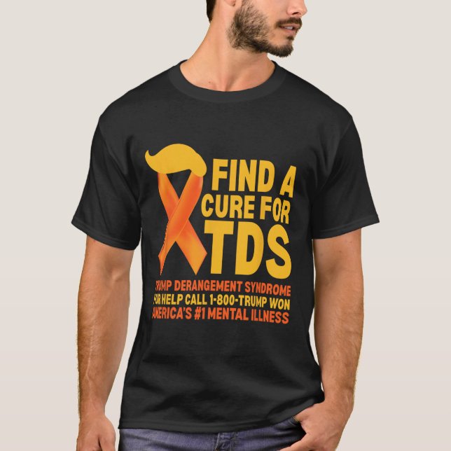 Funny Trump Derangement Syndrome Tds Awareness Rep T Shirt (Framsida)
