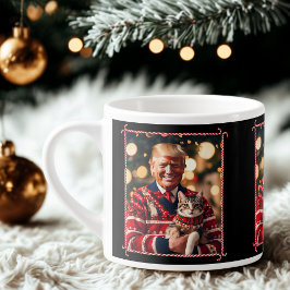 Funny Trump | Donald Trump gör katt Säker igen Espressomugg