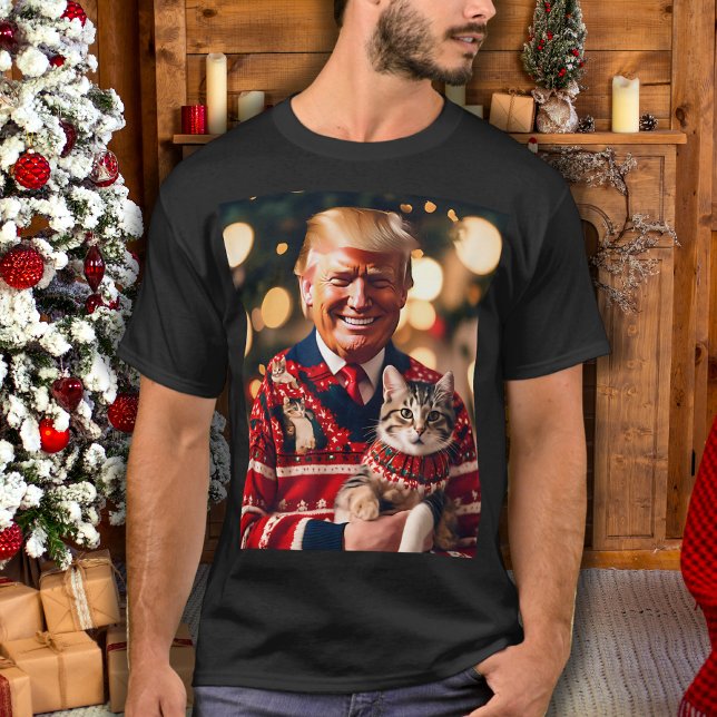 Funny Trump | Donald Trump gör katt Säker igen T Shirt (Skapare uppladdad)