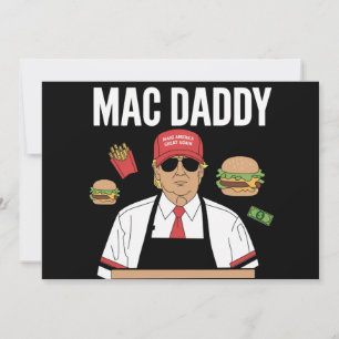 Funny Trump Fries Skapar Fries Mac pappa Inbjudningar