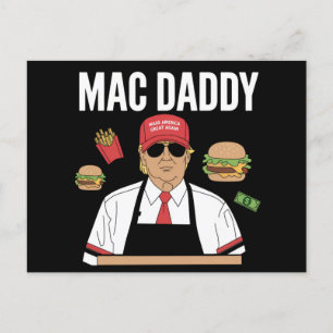 Funny Trump Fries Skapar Fries Mac pappa Vykort