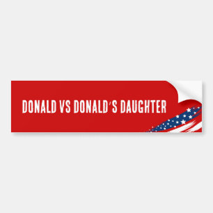 Funny Trump Harris 2024 Val Bildekal