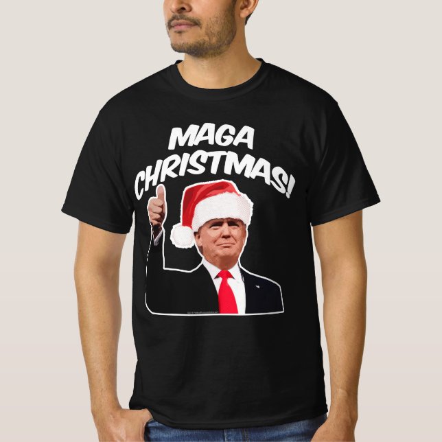Funny Trump-jul T Shirt (Framsida)