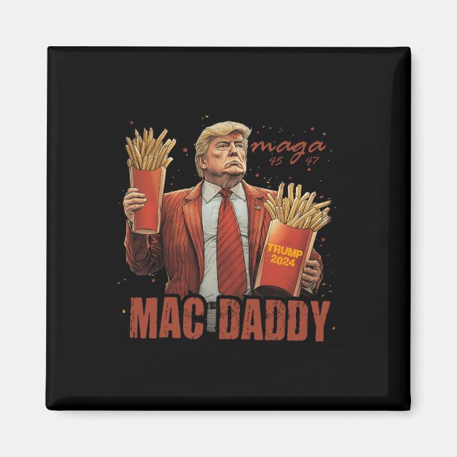 Funny Trump Mac pappa Tee Magnet (Framsidan)