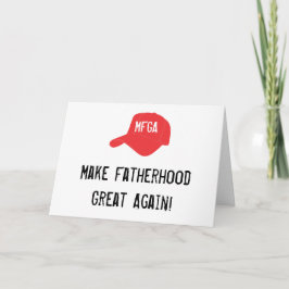 Funny Trump MAGA Fars dag Kort