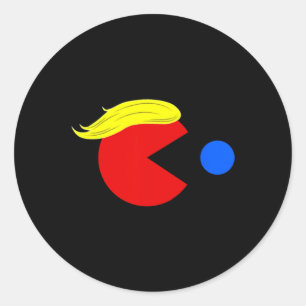 Funny Trump Man 2024 Pac Tee - Trump Man Ne Pac Bl Runt Klistermärke