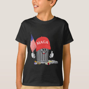 Funny Trump Mega Tecknad Sopor kan amerikanska Fla T Shirt