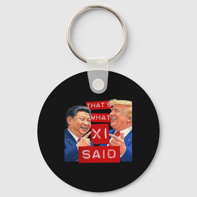 Funny Trump Meme Funny Nyckelring (Framsida)