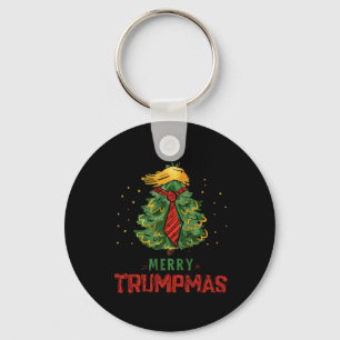 Funny Trump Merry Trumpmas Julgran Julafton Hol Nyckelring