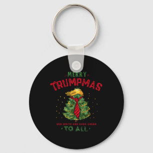 Funny Trump Merry Trumpmas Julgran Julafton Hol Nyckelring