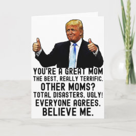 Funny Trump Mors dag Kort