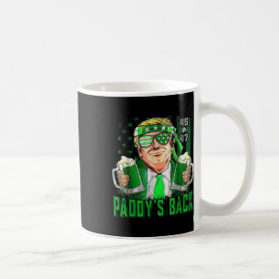 Funny Trump Paddys Back 45 47 St patricks day Usa Kaffemugg