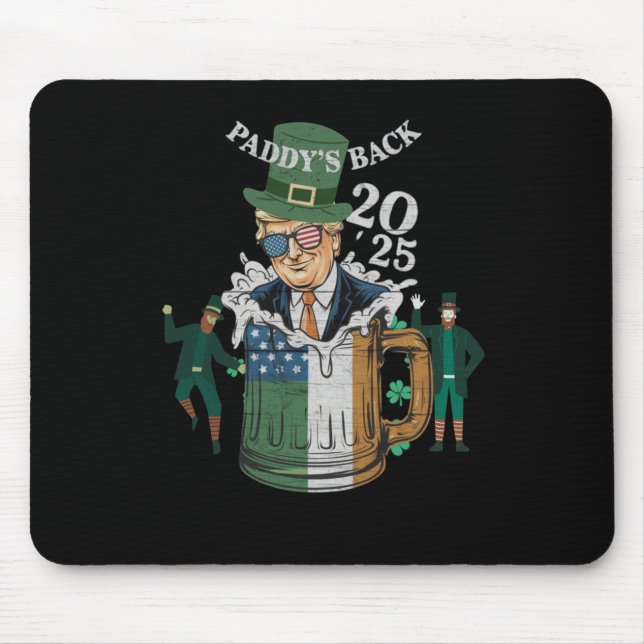 Funny Trump Paddy's Back St. Patrick Day Funny Gif Musmatta (Framsidan)