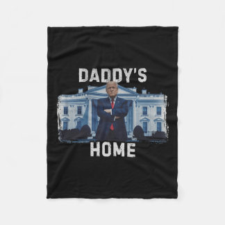 Funny Trump pappas Home White House 2024 1 Fleecefilt
