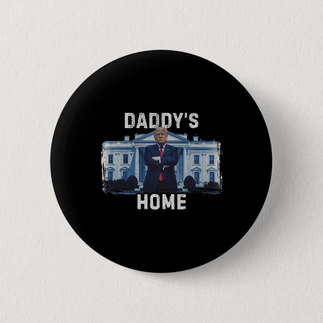 Funny Trump pappas Home White House 2024 1 Knapp (Framsida)