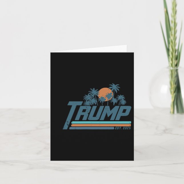 Funny Trump Shirt Bukt of US America Est 2025 ( 2 Kort (Framsida)