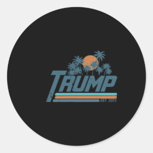 Funny Trump Shirt Bukt of US America Est 2025 ( 2 Runt Klistermärke