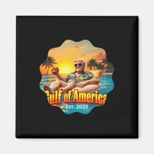 Funny Trump Shirt Bukt of US America Est 2025 Styl Magnet