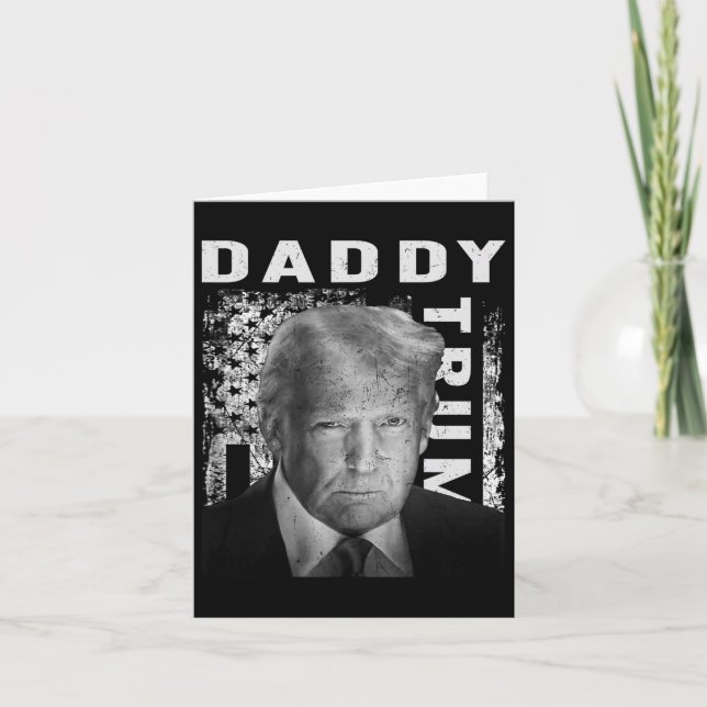 Funny Trump Shirts Pappor Home Design Manar Kvinno Kort (Framsida)
