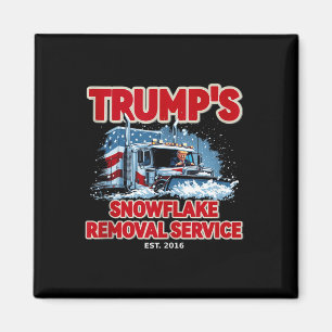 Funny Trump Snowflake Removal 2024 Val Hilari Magnet