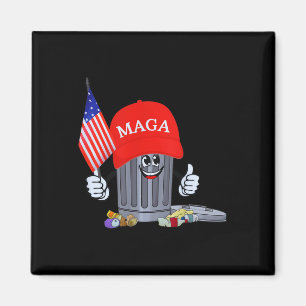 Funny Trump Sopor Can Tecknade figurer Amerika Magnet