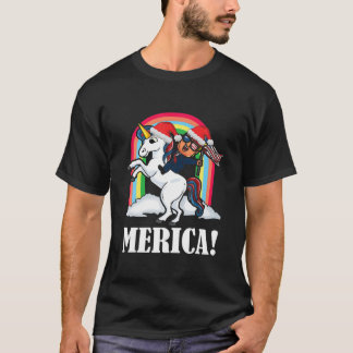 Funny Trump Unicorn President Trump 2024 Christmas T Shirt