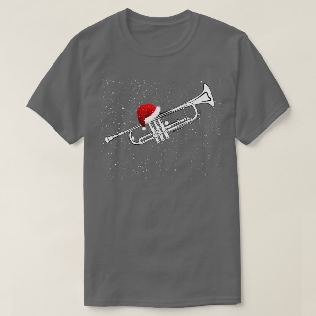 Funny Trumpet jul Trumpet Player Musician Ja T Shirt (Design framsida)
