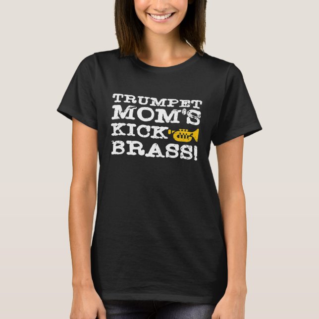 Funny Trumpet Mamma Marching School Band Premium - T Shirt (Framsida)