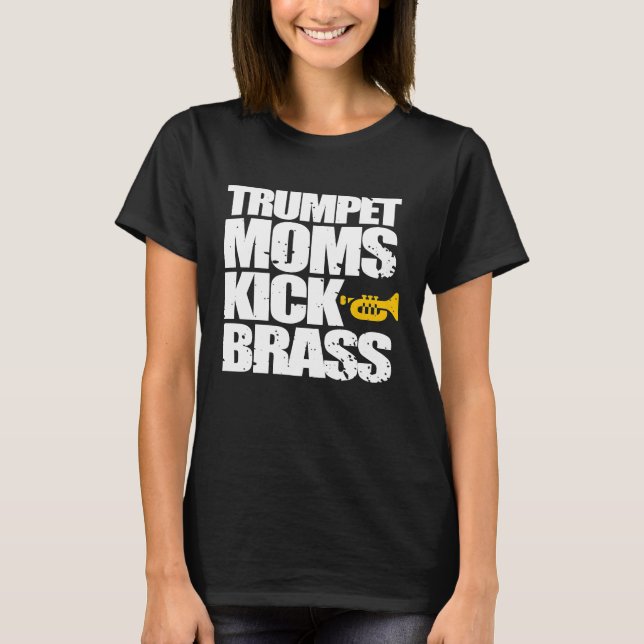 Funny Trumpet Mamma Shirt Brass Section Marching B T (Framsida)